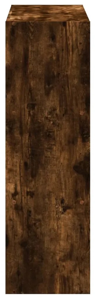 Estante 102x32x102 cm derivados de madeira carvalho fumado