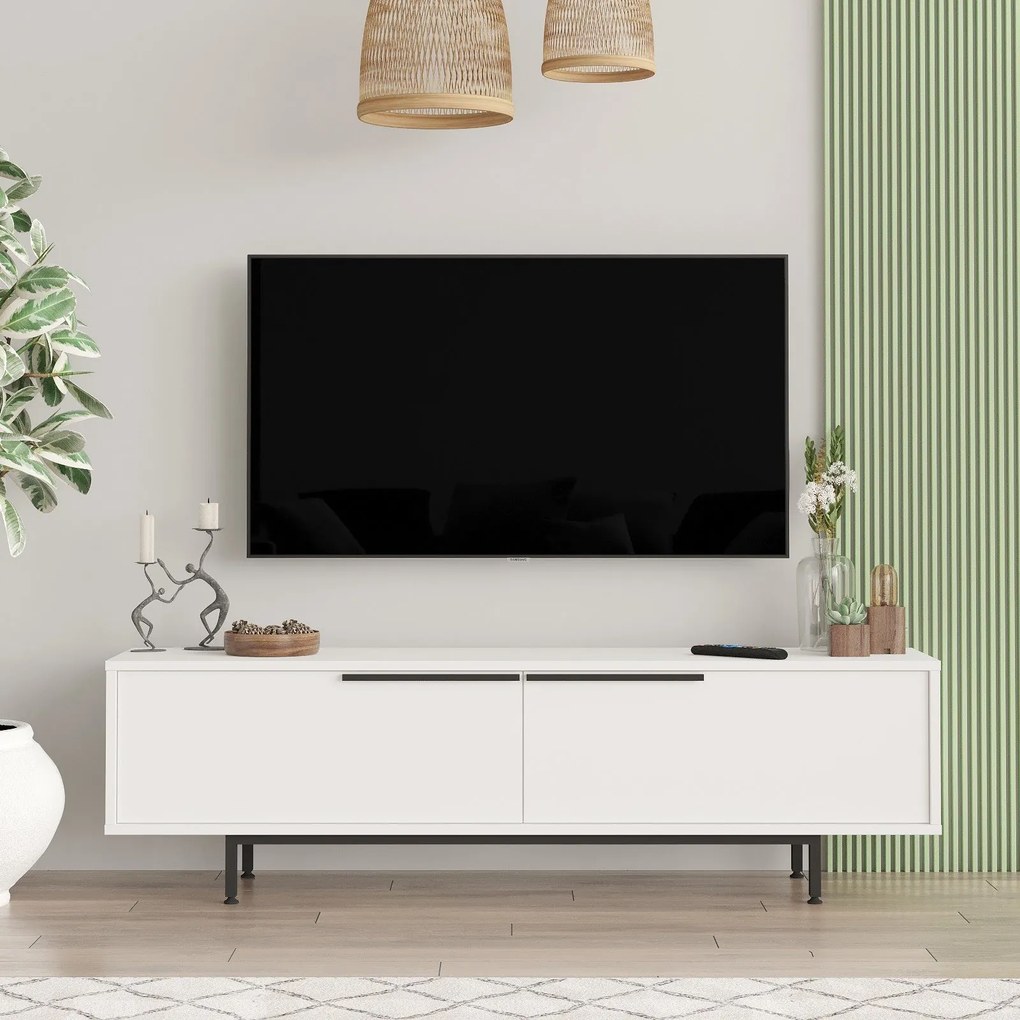 Móvel TV ON1 – Branco – 160 cm x 45,1 cm x 35,5 cm