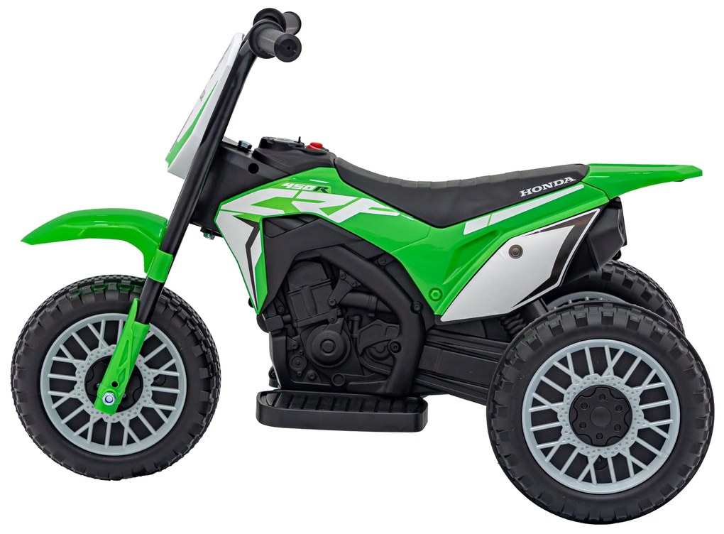Mota elétrica para crianças 6V, Honda CRF 450R Cross 2 a 5 anos Verde