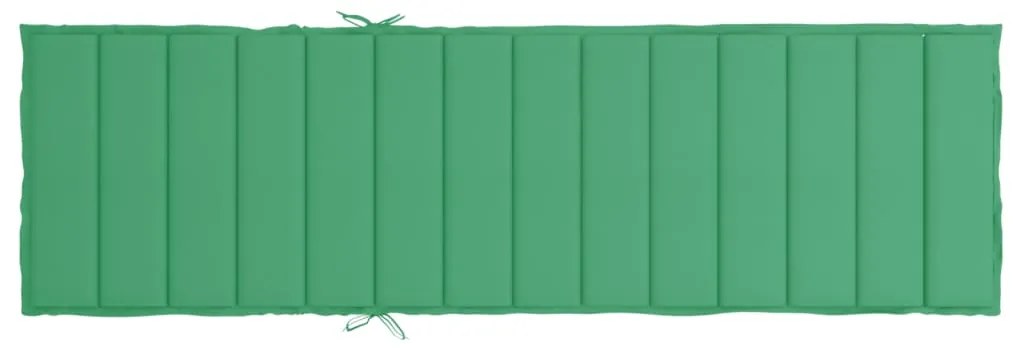 Almofadão p/ espreguiçadeira 200x70x3 cm tecido oxford verde