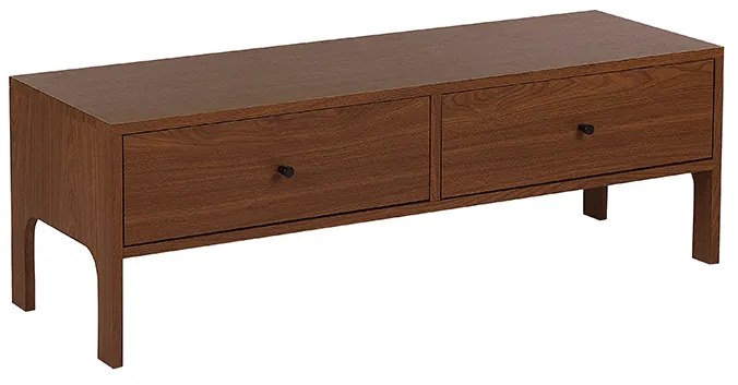 Móvel de TV castanho escuro CORINA Beliani