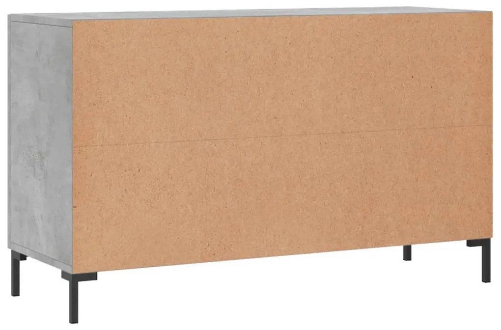 Aparador 100x36x60 cm derivados de madeira cinzento cimento