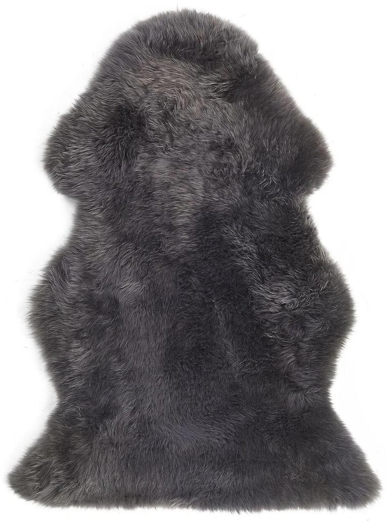 Pele de ovelha cinzento escuro ULURU Beliani