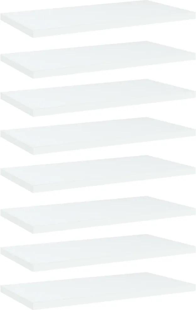 Prateleiras para estante 8 pcs 40x20x1,5cm contraplacado branco