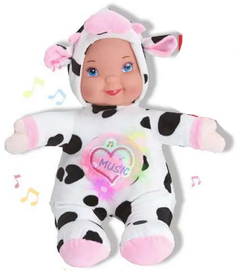 Boneca Bebé Reig Vaca 35 cm Peluche Musical