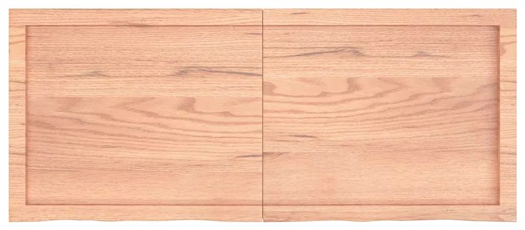 Prateleira de parede 120x50x(2-6) cm carvalho tratado castanho