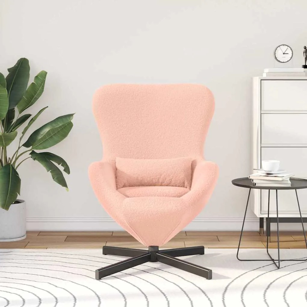 Poltronas, Reclinares e Cadeiras de Cama Rosa Médio Poliéster