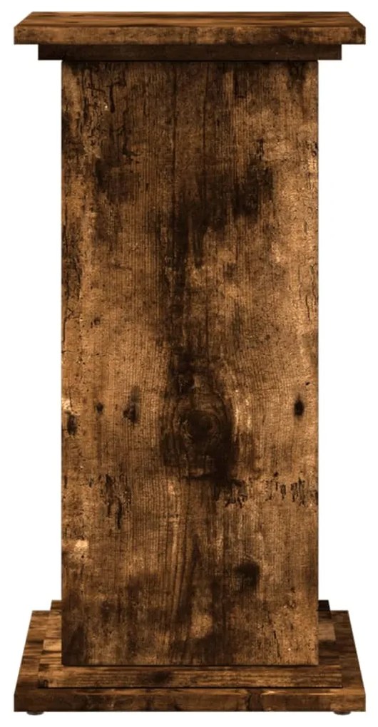 Suporte expositor c/ arrumação deriv. madeira carvalho fumado