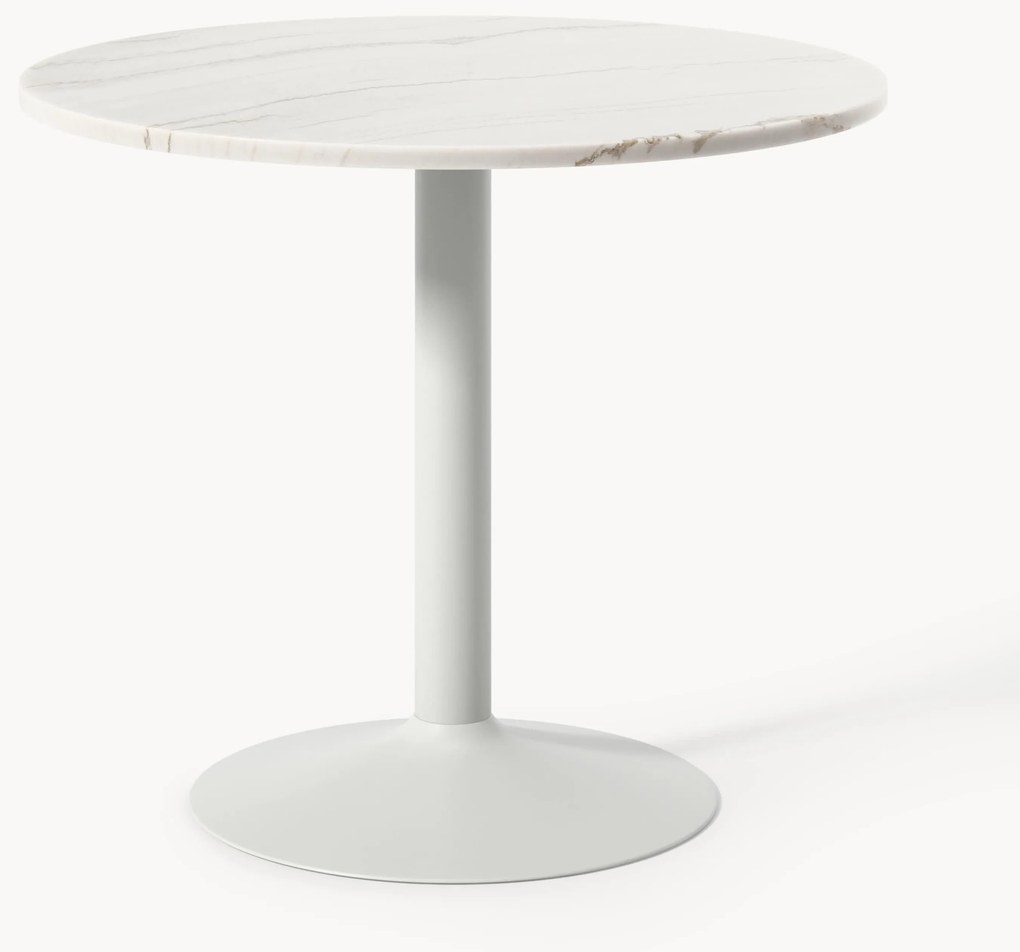 Mesa de jantar oval em mármore Miley, Ø 90 cm