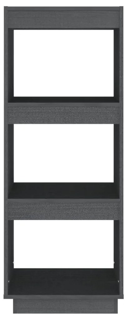 Estante/divisória 40x35x103 cm madeira de pinho maciça cinzento