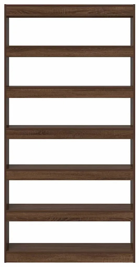 Estante vidaXL Carvalho castanho Madeira engenheirada 100 x 30 x 198 c