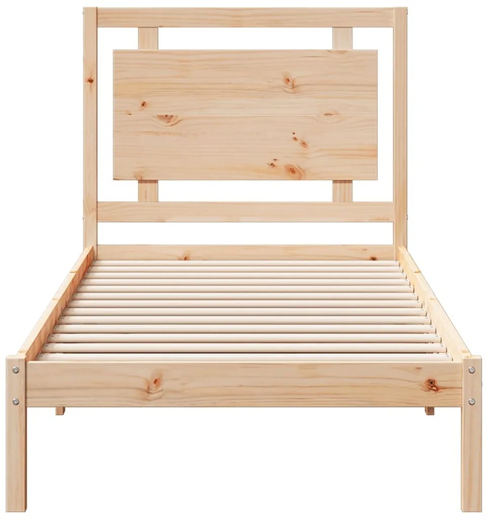 Cama extra longa sem colchão 100x220 cm madeira maciça
