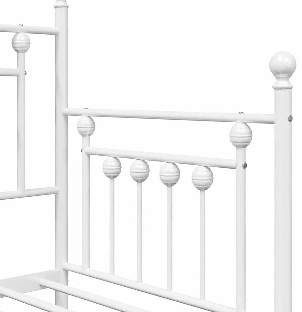 Estrutura de Cama Dia Branca 80x200 cm Aço