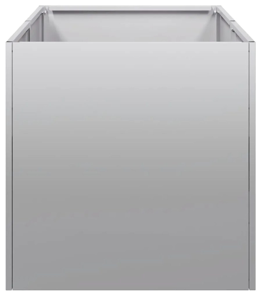 Planter 40x80x40 cm aço galvanizado