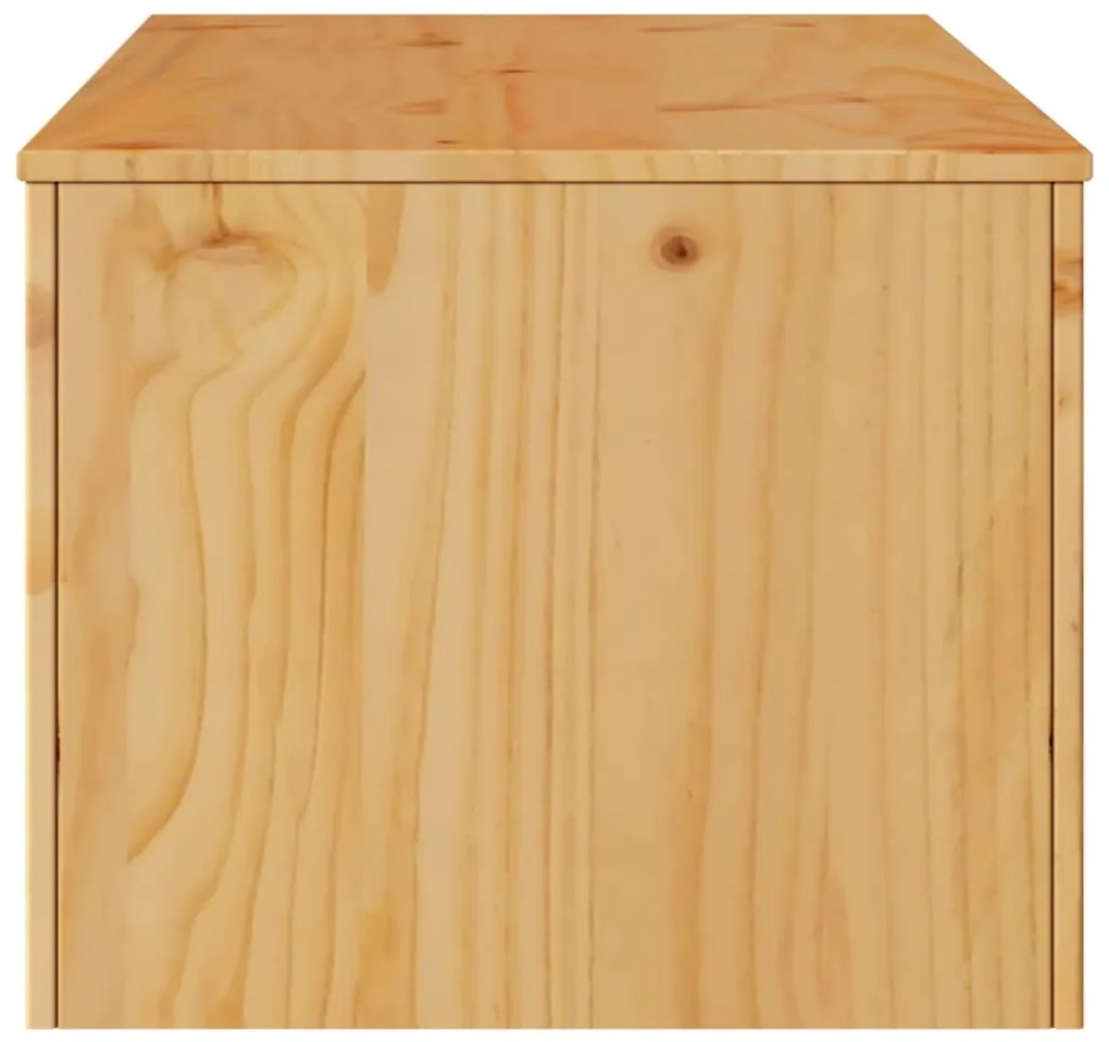 Mesa de Café vidaXL "DRAMMEN" 99x55x45 cm Madeira Sólida de Pinheiro