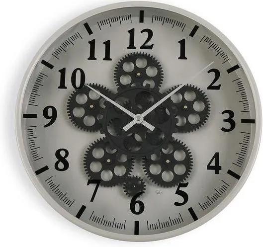 Relógio de Parede Metal Madeira MDF/Cristal (6,5 x 36 x 36 cm)