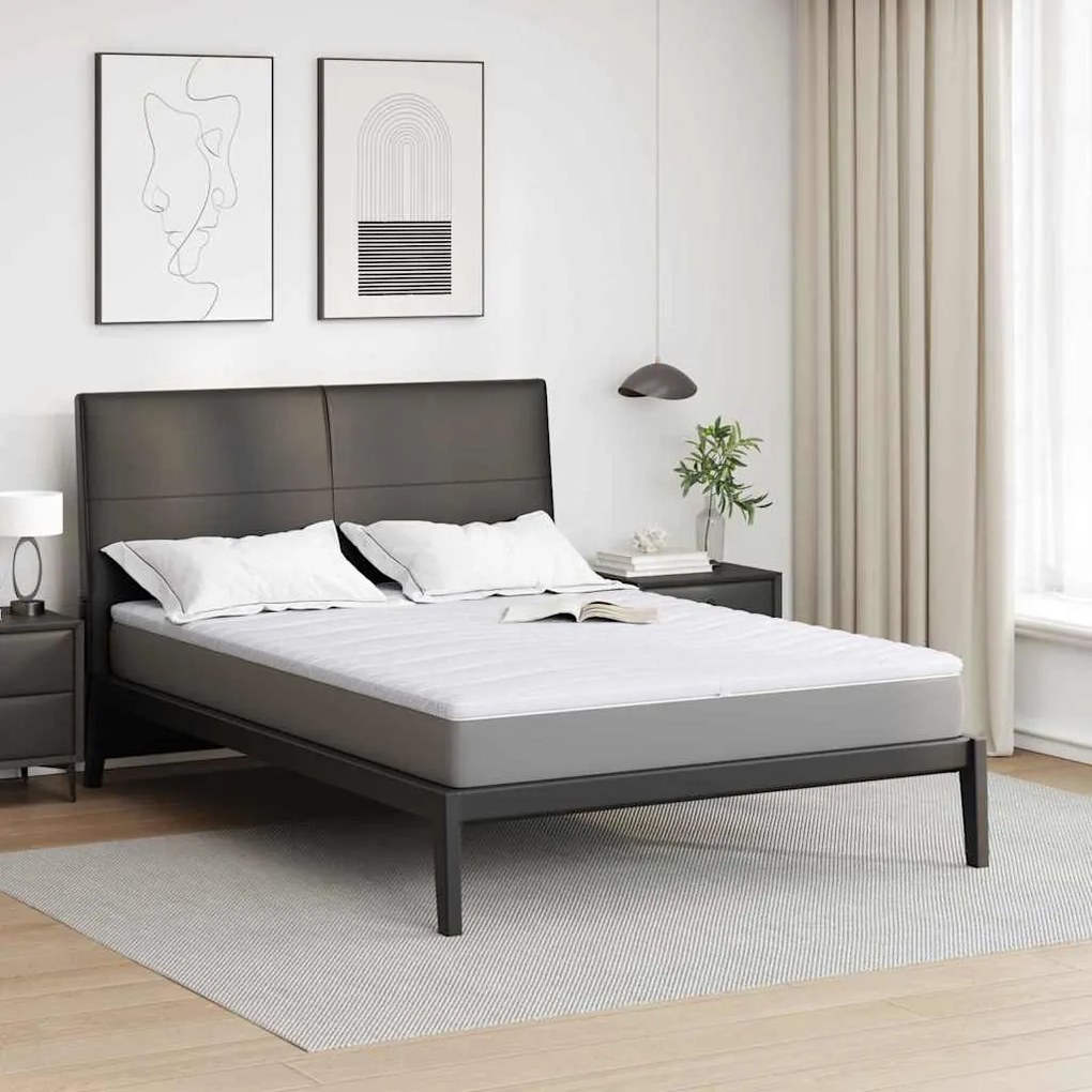 vidaXL Protetores de Colchão Branco 160 x 200 cm Poliéster sem cola