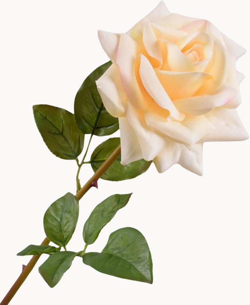 Flores artificiais Rose, conjunto de 2