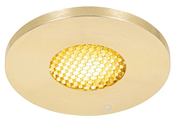 Foco embutido moderno para casa de banho dourado IP54 - Shed Honey Moderno