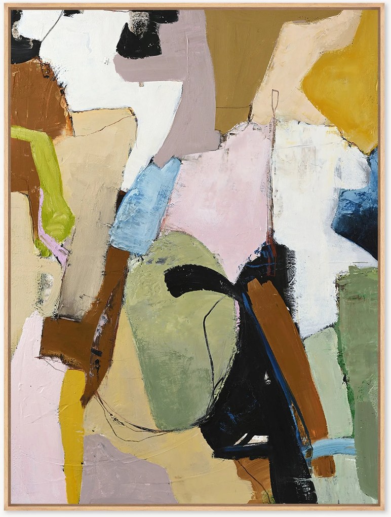 Impressão em tela emoldurada pintada à mão Out Of Ordinary