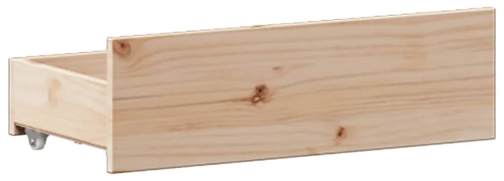 Cama com estante sem colchão 135x190 cm pinho maciço