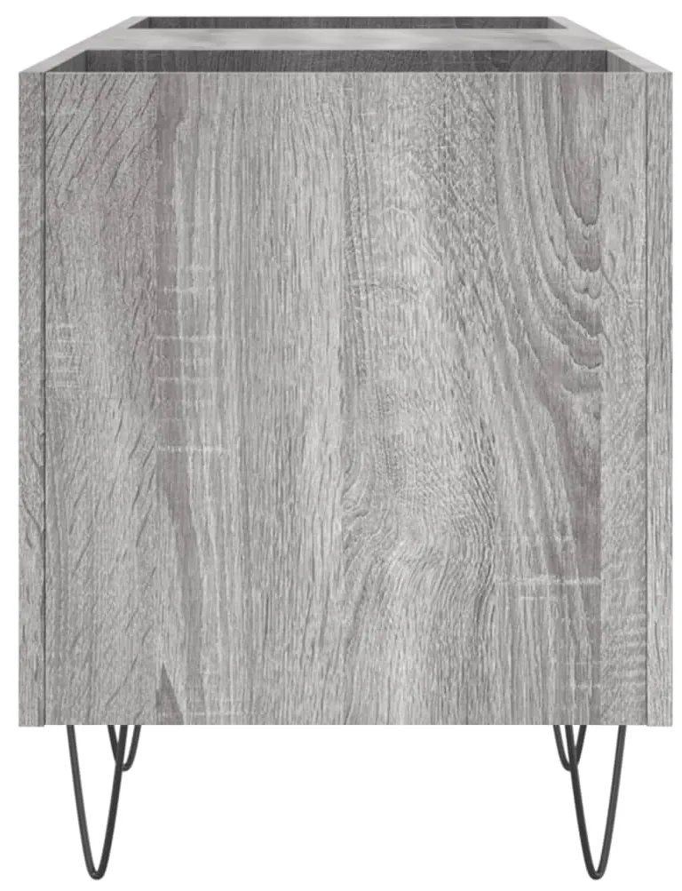 Armário p/ Discos - 121x38x48cm - Derivados Madeira Cinzento Sonoma