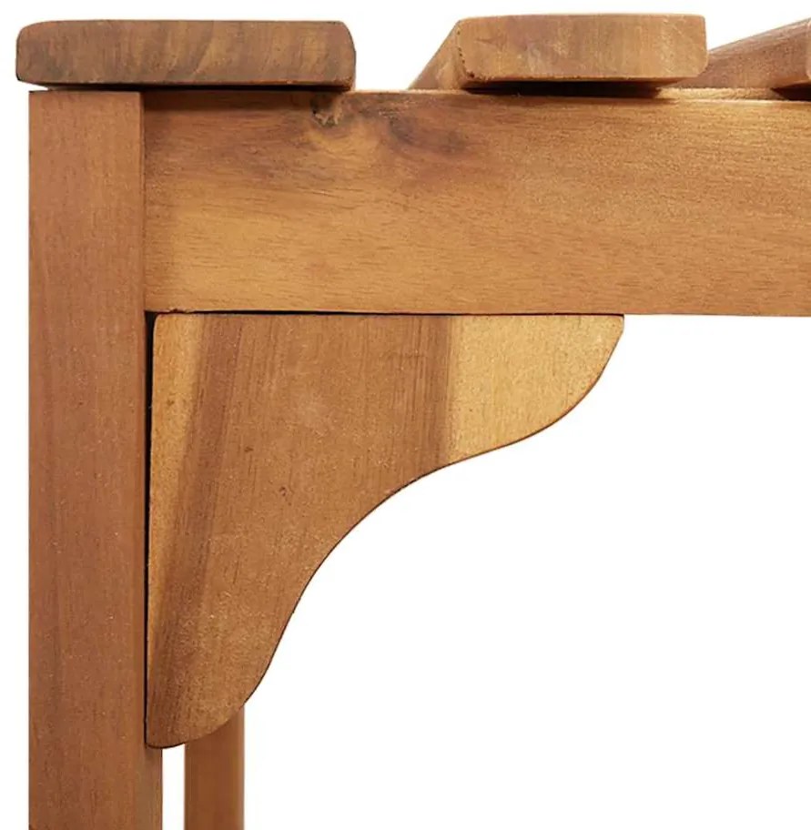Entorno para Banheira de Hidromassagem Castanho 250 x 250 cm