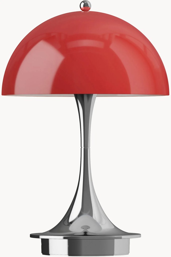 Candeeiro de mesa LED portátil e regulável Panthella 160, Design Verner Panton