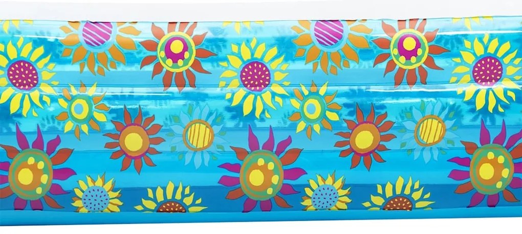 Piscina infantil insuflável 229x152x56 cm azul