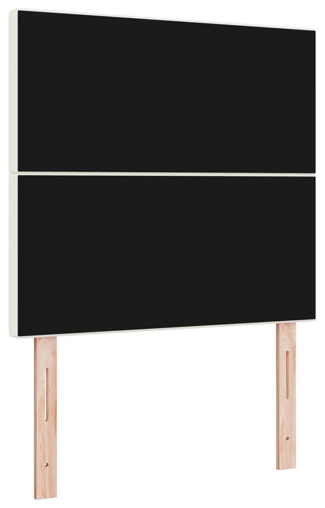 Cabeceira vidaXL Design Simples Creme 90 cm Tecido Corduroy