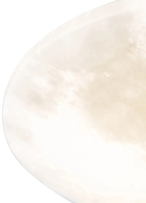 Candeeiro de teto branco com LED e dimmer com controlo remoto - Mane