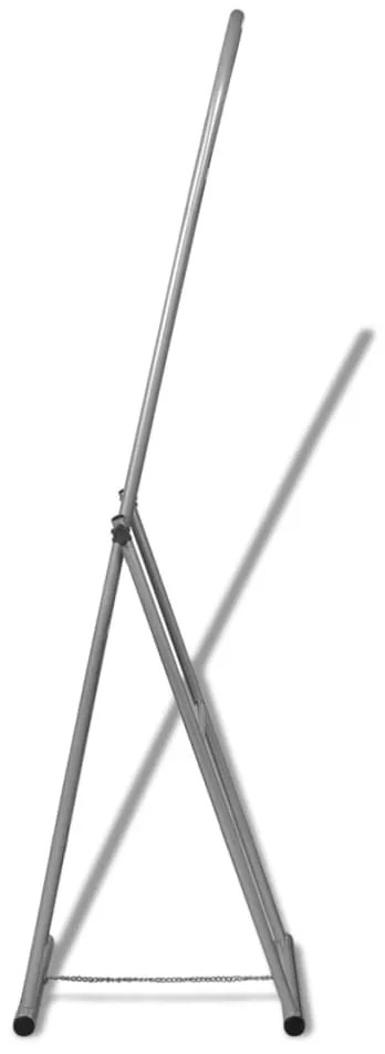 240580 Free Standing Floor Mirror Full Length Rectangular Grey