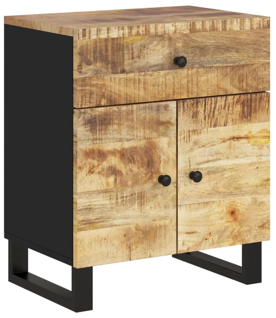 Mesa de cabeceira madeira de mangueira maciça/derivados madeira