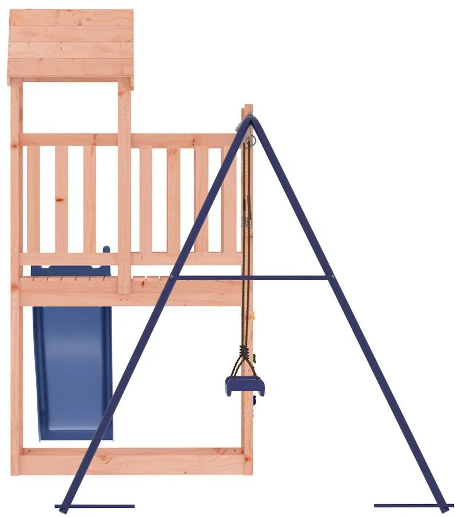 Conjunto de brincar para exterior madeira de douglas maciça