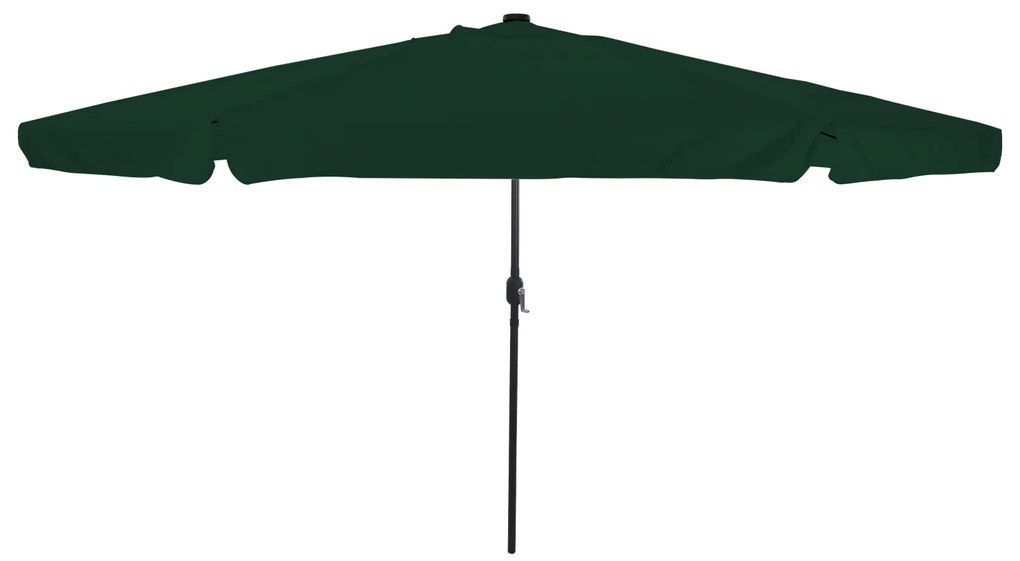 Guarda-sol vidaXL com Luzes LED Ø395x245 cm Verde