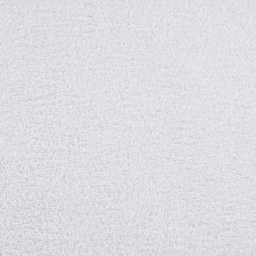 6pcs Conjunto toalhas banho 360 gsm 100% algodão branco