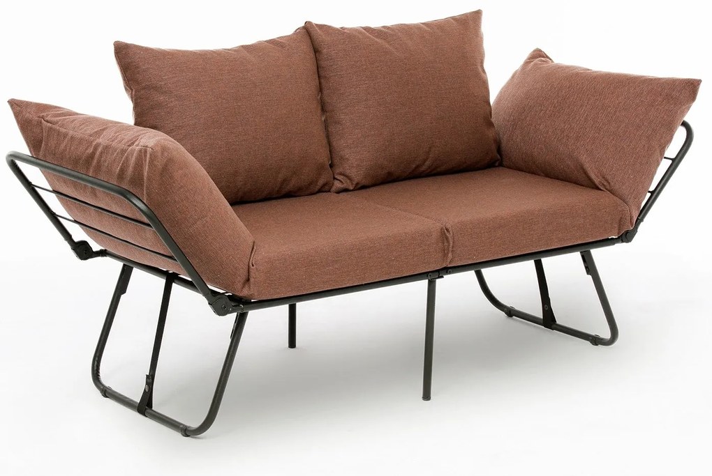 ****

Sofá-Cama de 2 Lugares Viper – Castanho Claro – 150 cm x 78 cm x