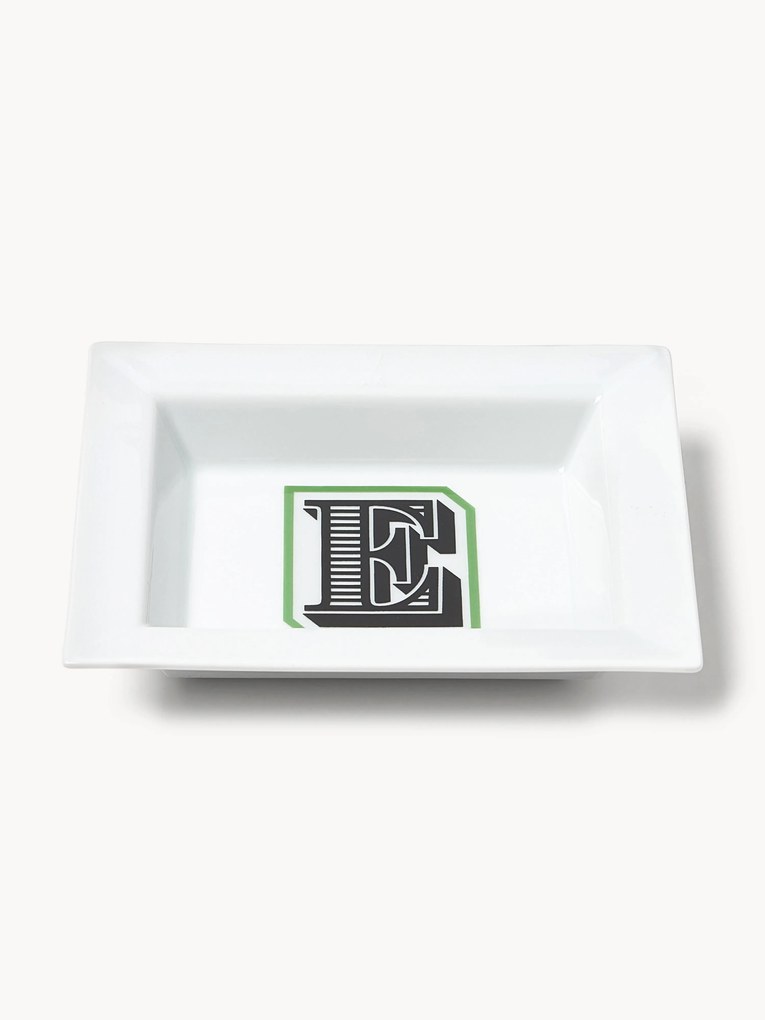 Westwing Collection x MEISSEN, Vide-Poche com motivo decorativo artesanal Initials