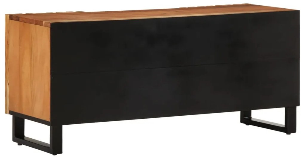 Móvel de TV 105x34x46 cm madeira de acácia maciça