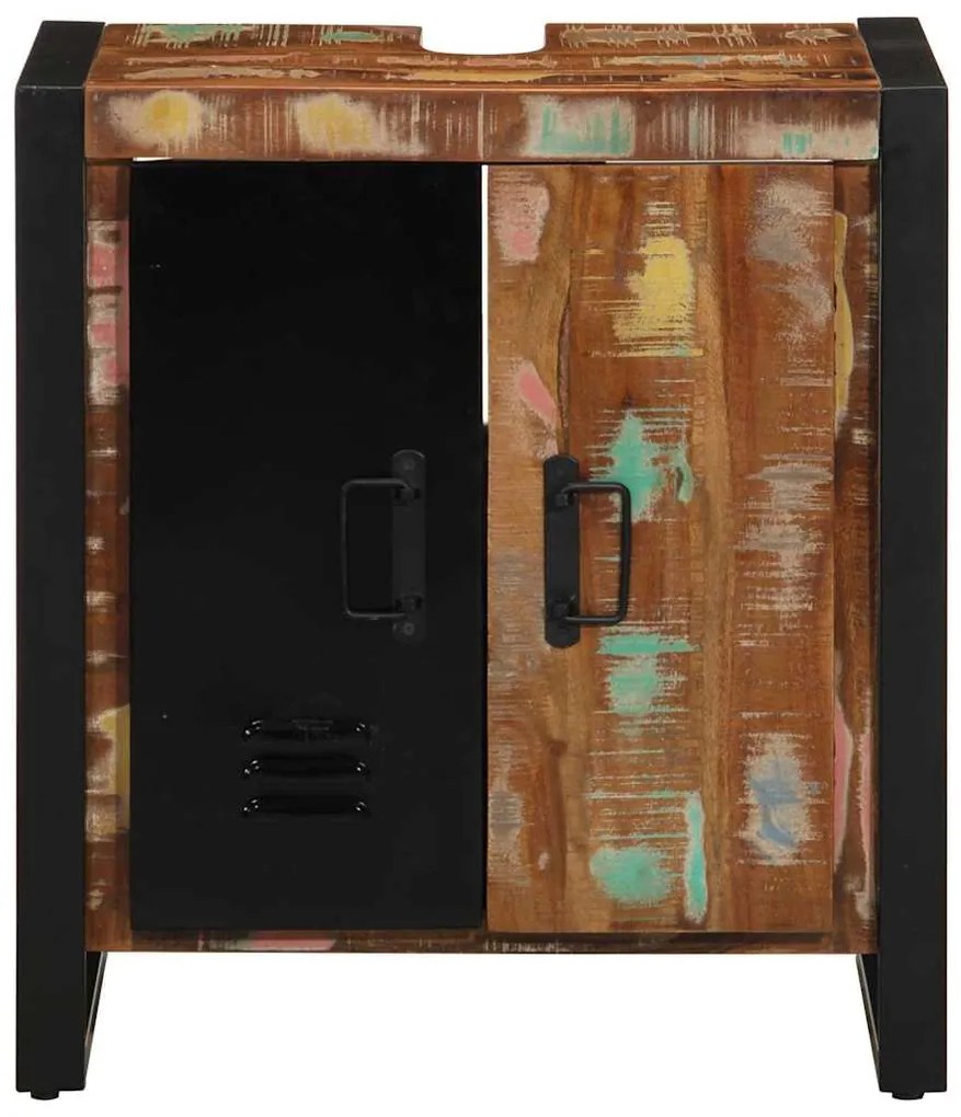 Armário para Casa de Banho Multicolorido 55x35x60 cm Madeira Recuperad