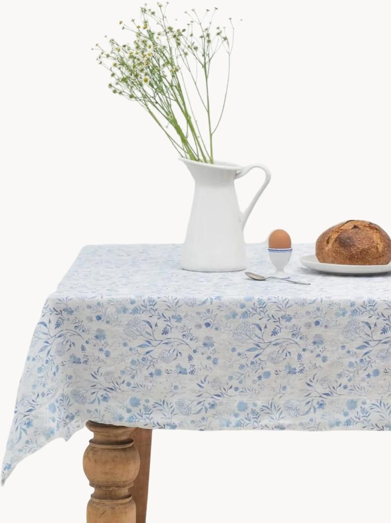 Toalha de mesa em linho Botanical