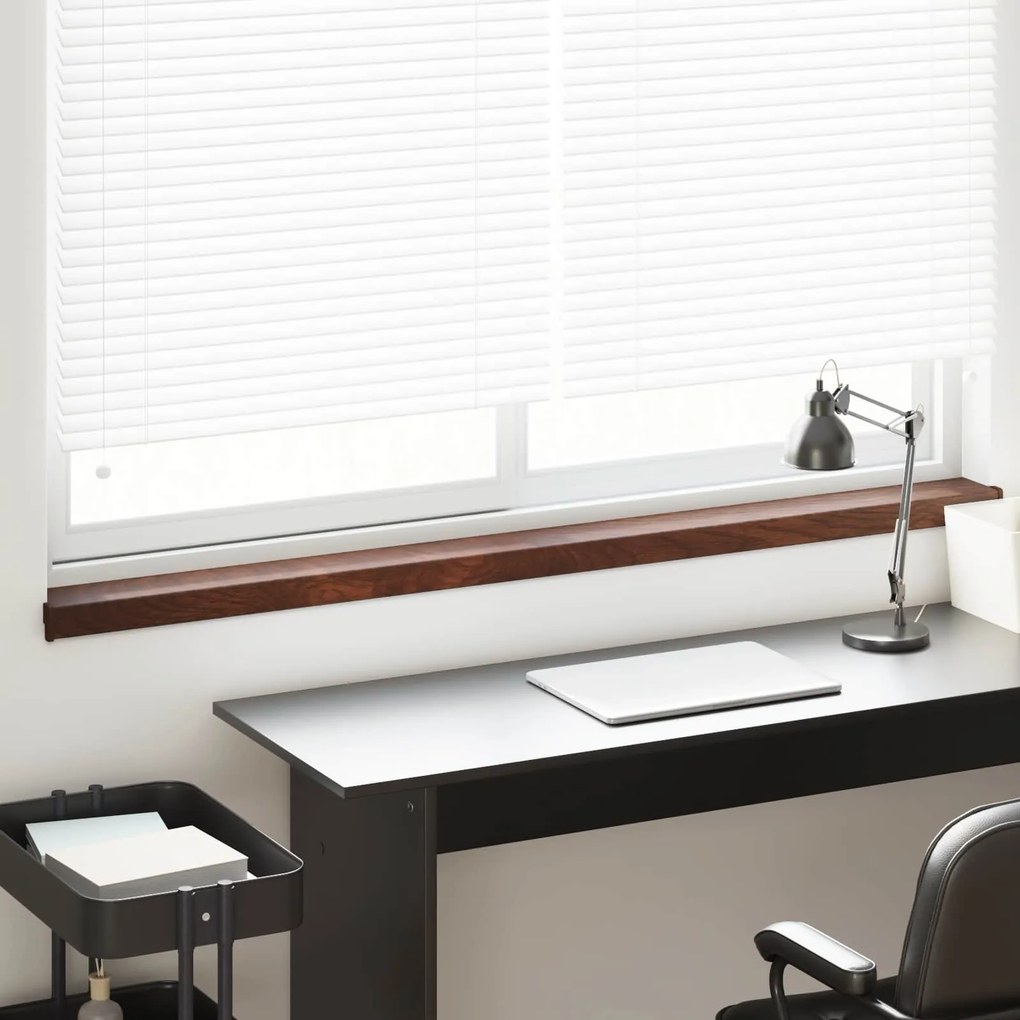 vidaXL Soleira de Janela Madeira Marrom 140 x 10 x 4,5 cm PVC