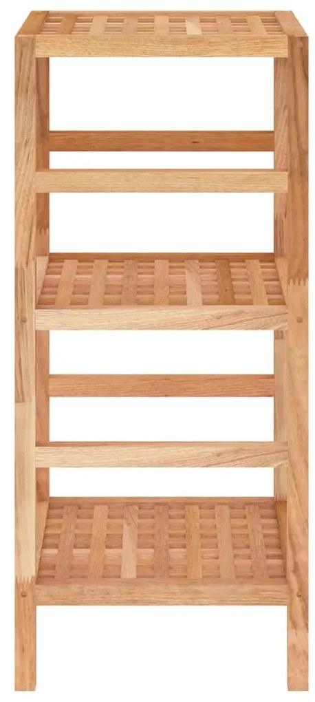 Unidade de prateleiras WC 35,5x35,5x79 cm nogueira maciça