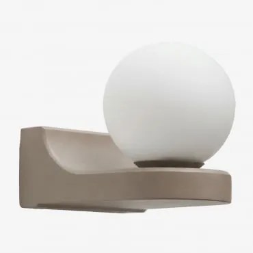 Lanham Aplique De Parede Em Alumínio Moka Brown - Sklum