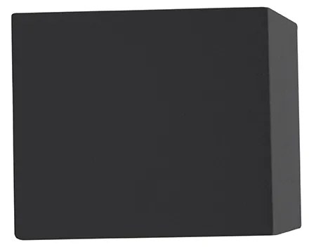 Conjunto de 4 Apliques de Parede Modernos Pretos IP44 - Baleno