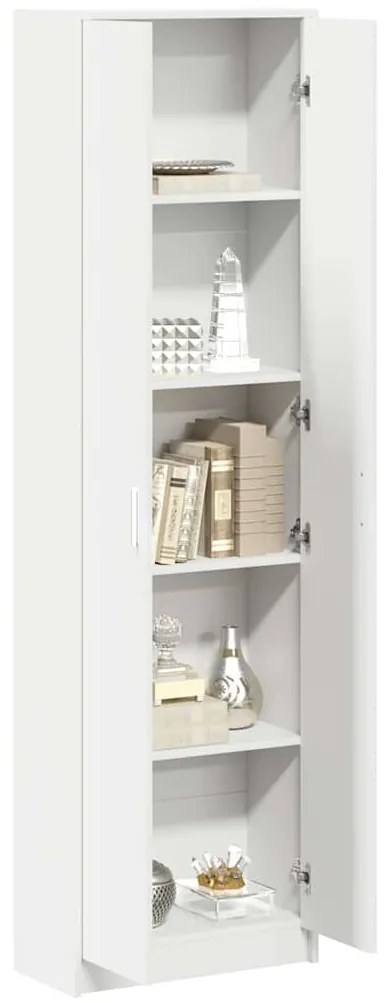 Guarda-roupa Branco 55x25x189 cm Madeira Engenharia