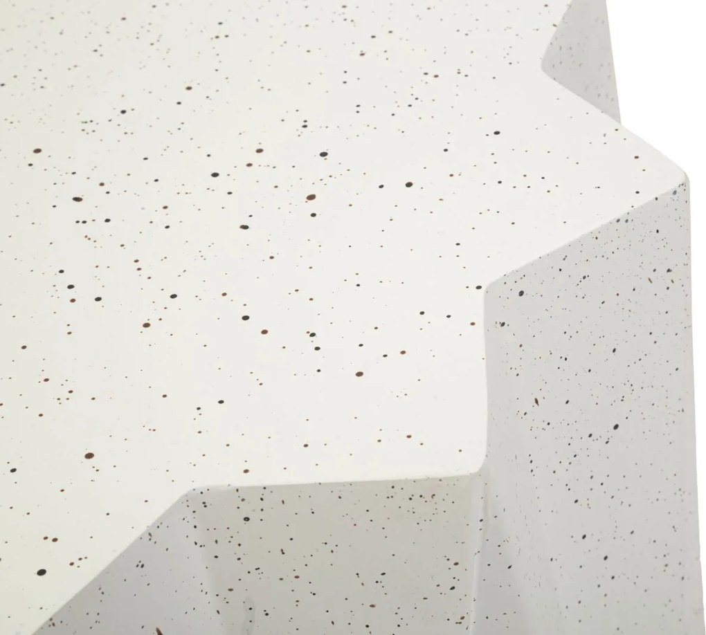 MESA DE APOIO STAR Ø 38,5X53 CM CREME