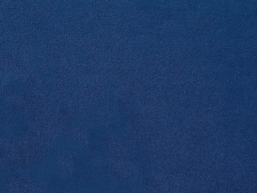 Capa para sofá de 2 lugares de veludo azul BERNES Beliani