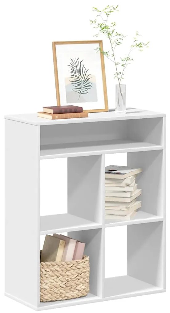 vidaXL Estante branco 66x31x80 cm derivados de madeira