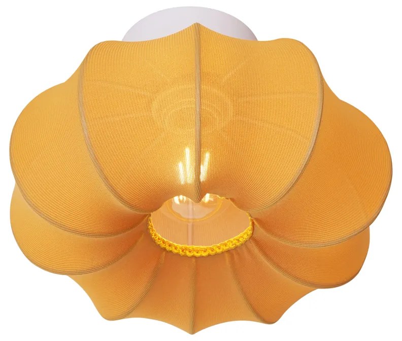 Plafon Japandi dourado 27cm - Plu Asyesha Japandi